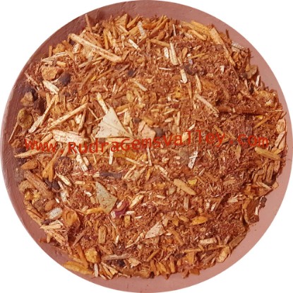 Picture of Gayatri Pariwar Regular Hawan Samagri, ayurvedic shakalya for purifying environment naturally, pack of 250 grams.