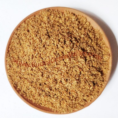 Picture of Gayatri Pariwar Special Hawan Samagri Grinded, ayurvedic shakalya powder for purifying environment naturally, making dhoop and agarbatti. Pack of 1 kilograms.