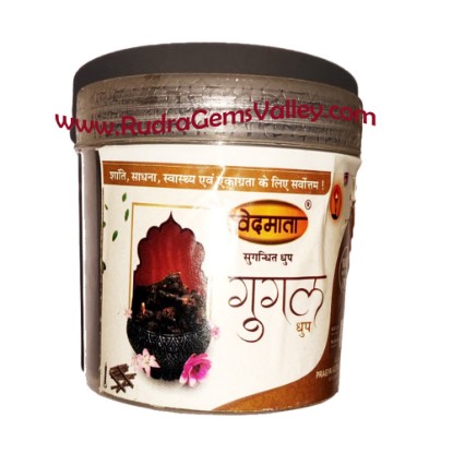 Picture of Gayatri Pariwar Vedmata dhoop cones, ayurvedic guggal-gugal-guggul flavour incense dhoop cones 50 pcs. in the box as per picture, net weight approx 100 grams.