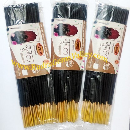 Picture of Gayatri Pariwar Vedmata Agarbatti ayurvedic guggal-gugal-guggul flavour incense sticks 55 to 60 pcs., weight approx 70 grams.