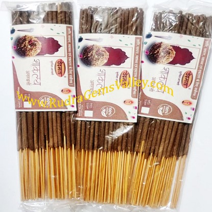 Picture of Gayatri Pariwar Vedmata Agarbatti ayurvedic chameli flavour incense sticks 55 to 60 pcs., weight approx 70 grams.