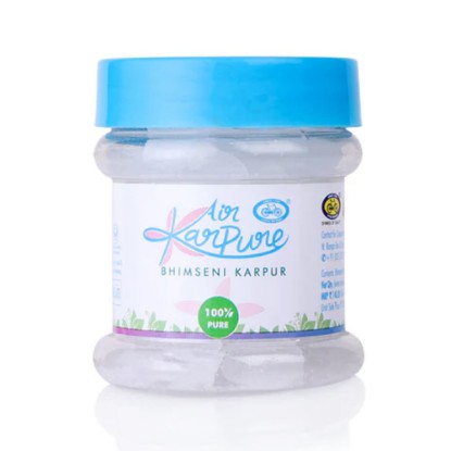 Picture of Cycle Karpure Bhimseni Camphor, Pack of 50g in box.